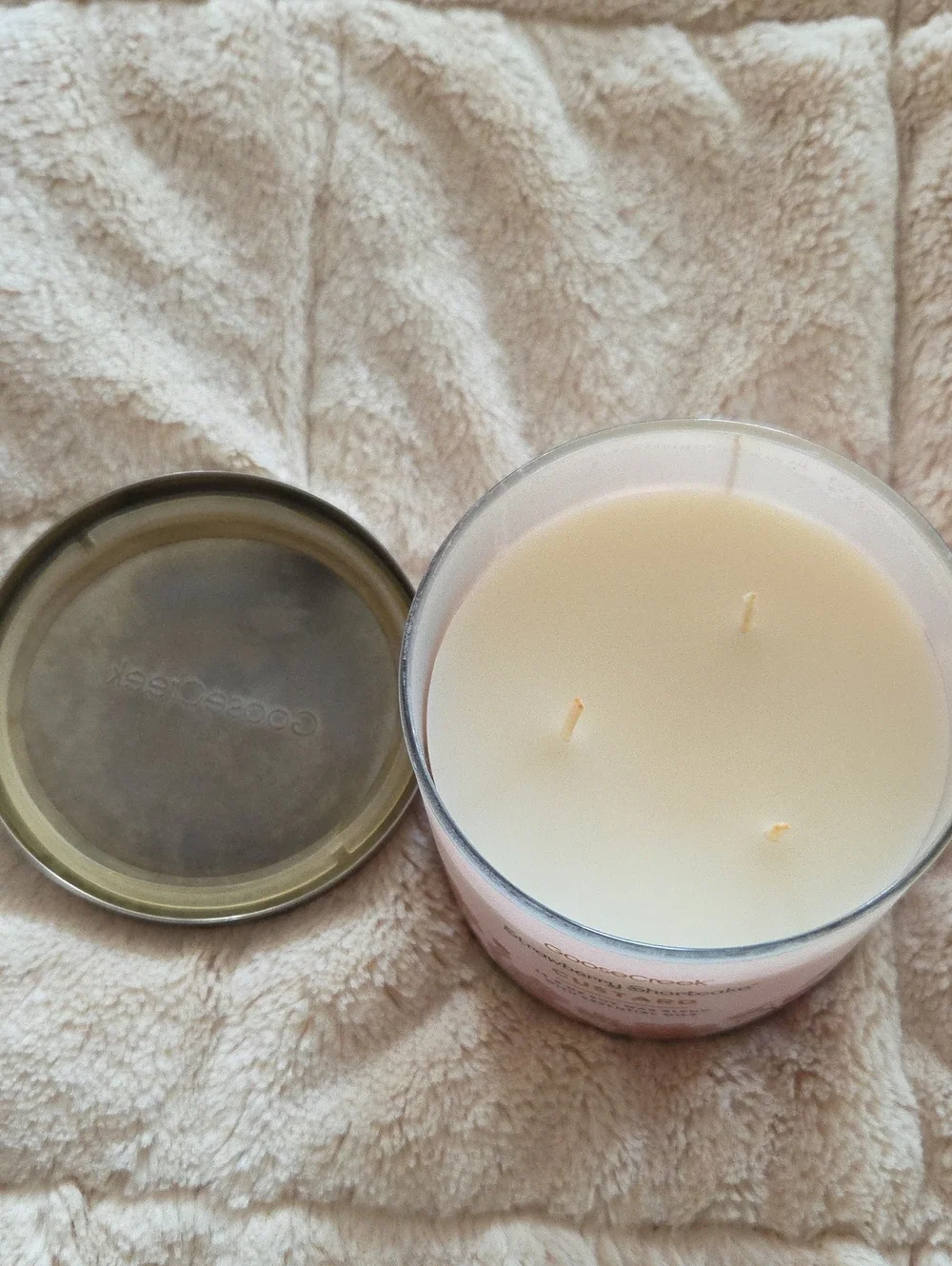 Strawberry Shortcake Custard Candle 3 Wick